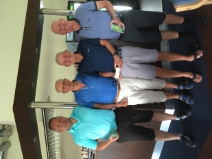 Tættest på par 3 hullerne: Anders Talbro - Jørgen E. Petersen - Hans Sylvester Andersen - Per Møller